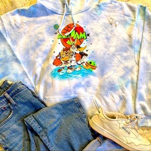 Space Jam Tie Dye Hoodie